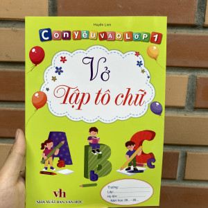 Con vào lớp 1 -Vở tập tô chữ